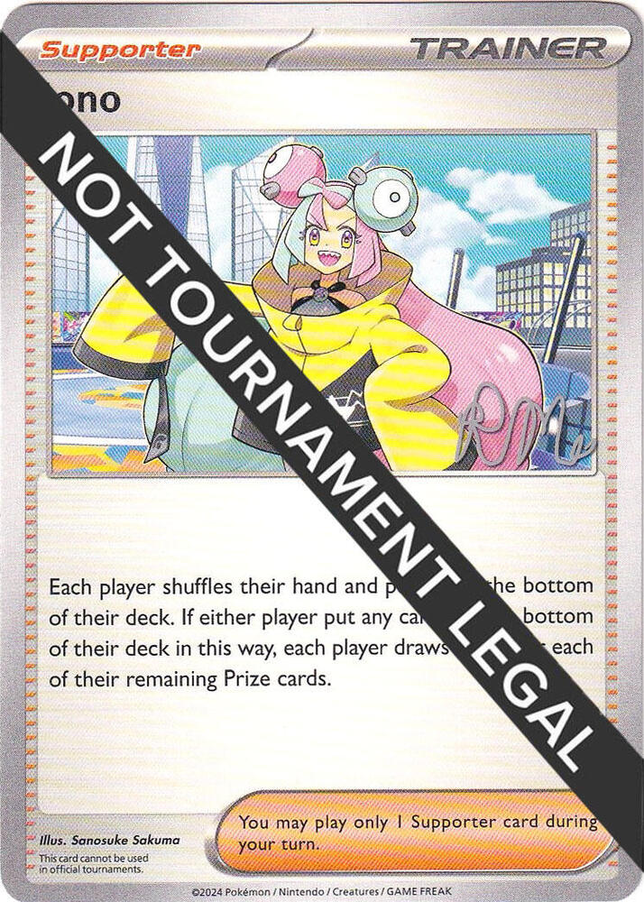 Iono - 2025 (Riley McKay) card from World Championship Decks