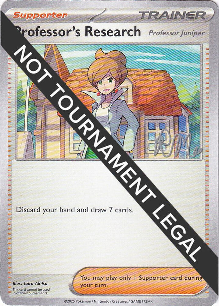 Professor's Research - 2025 (Riley McKay) card from World Championship Decks