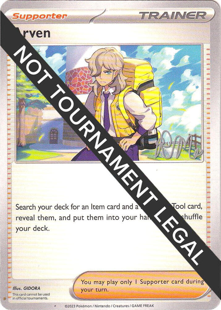 Arven - 2025 (Riley McKay) card from World Championship Decks
