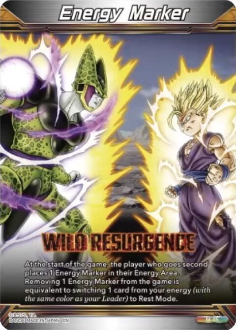 Energy Marker - Wild Resurgence M-45 card from Three Glorious Fighters