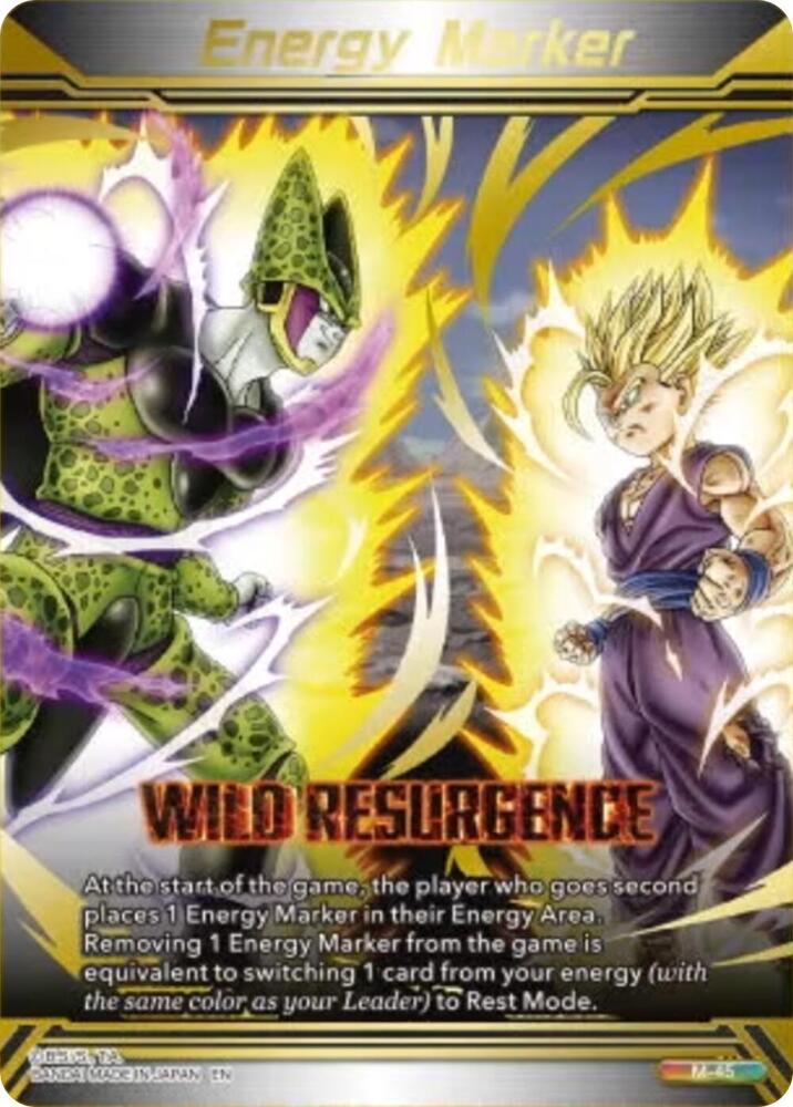 Energy Marker - Wild Resurgence (Gold-Stamped) M-45 card from Three Glorious Fighters