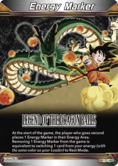 Energy Marker - Legend of the Dragon Balls M-49 card from Three Glorious Fighters