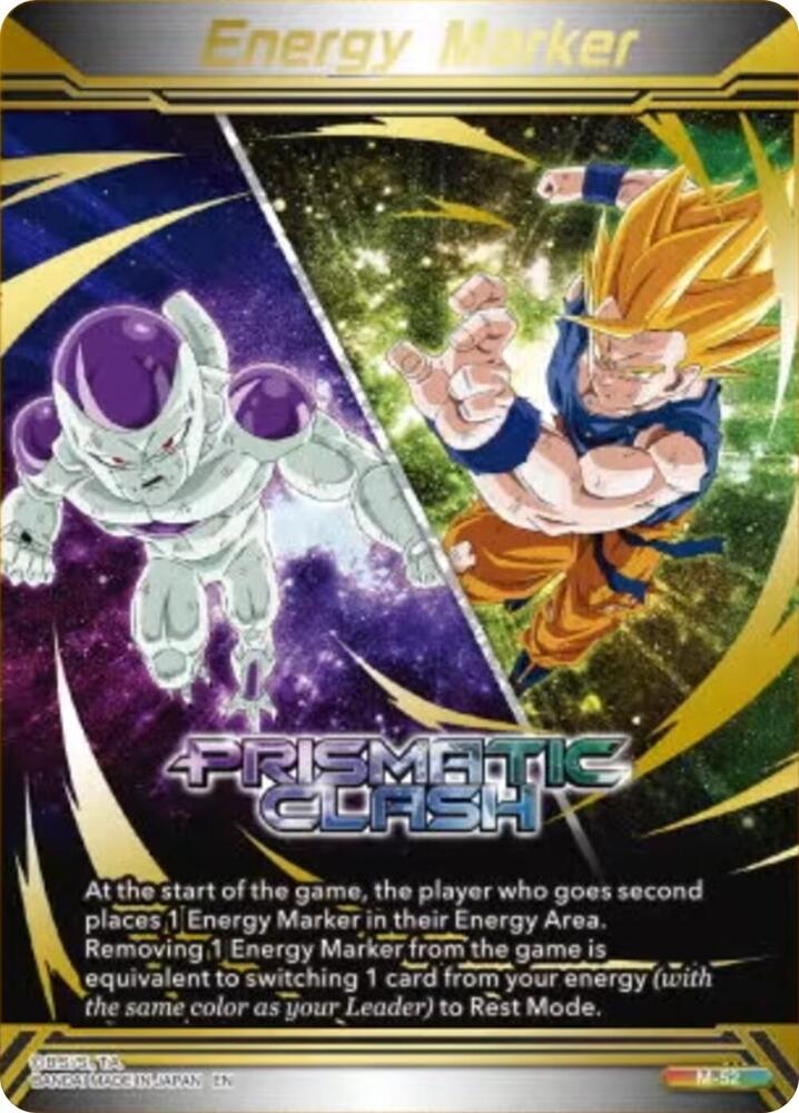 Energy Marker - Prismatic Clash (Gold-Stamped) M-52 card from Three Glorious Fighters