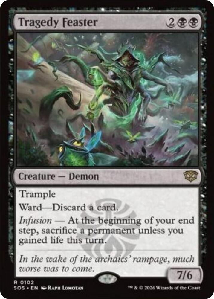 Tragedy Feaster 102 card from Secrets of Strixhaven