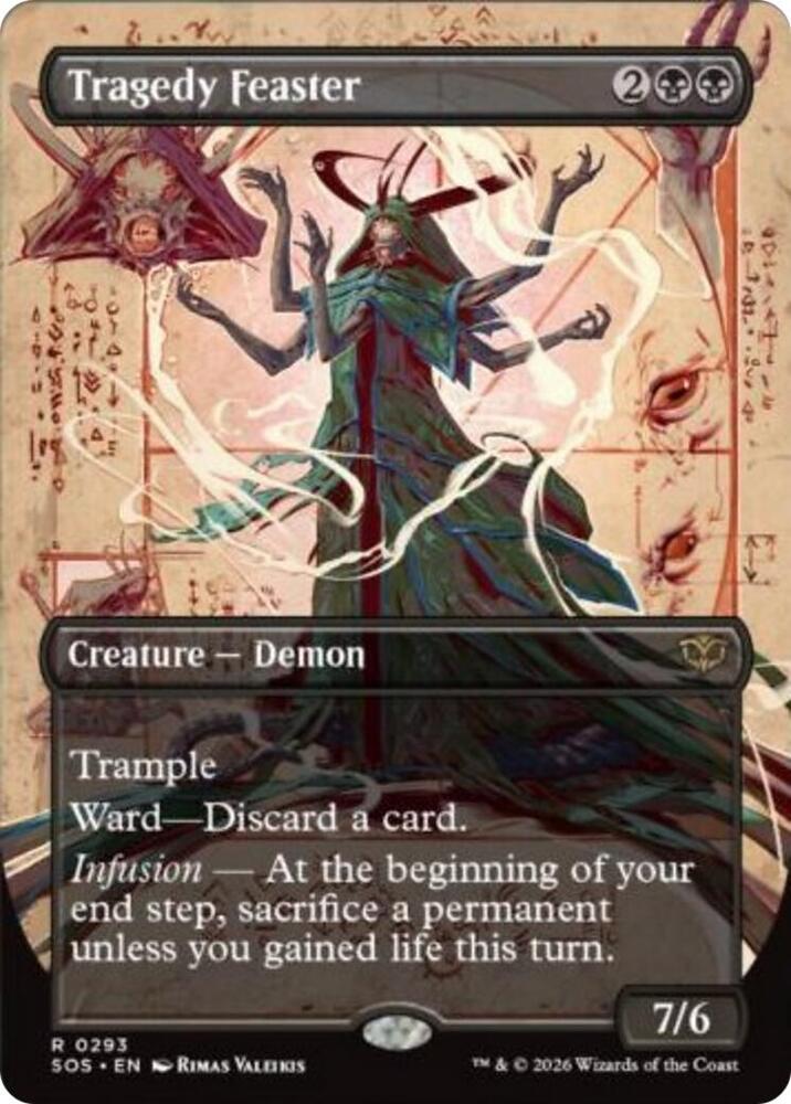 Tragedy Feaster (Borderless) 293 card from Secrets of Strixhaven