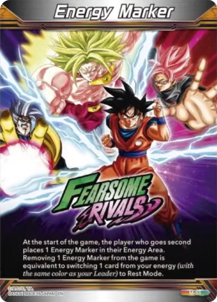 Energy Marker - Fearsome Rivals M-53 card from Three Glorious Fighters