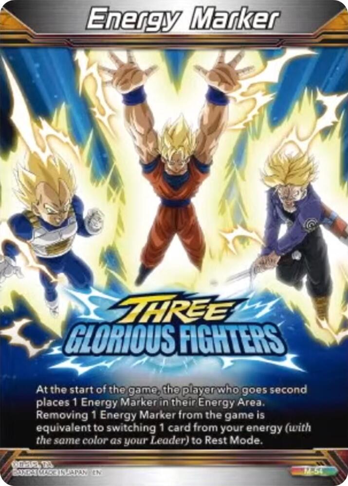Energy Marker - Three Glorious Fighters M-54 card from Three Glorious Fighters