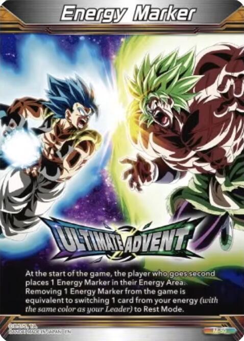 Energy Marker - Ultimate Advent M-50 card from Three Glorious Fighters