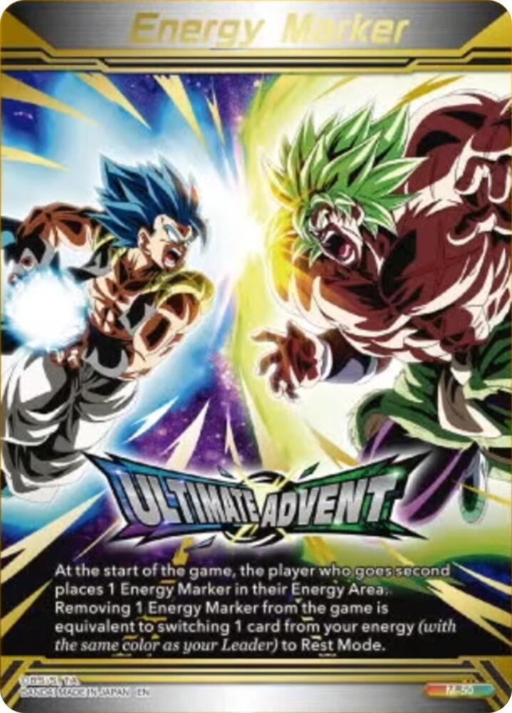 Energy Marker - Ultimate Advent (Gold-Stamped) M-50 card from Three Glorious Fighters