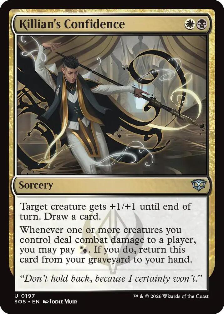 Killian's Confidence 197 card from Secrets of Strixhaven