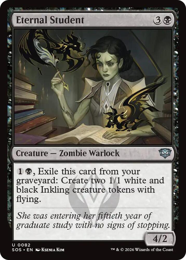 Eternal Student 82 card from Secrets of Strixhaven