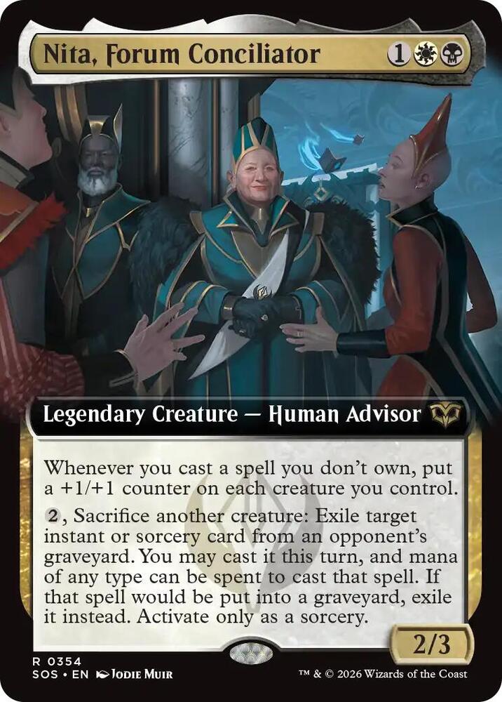 Nita, Forum Conciliator (Extended Art) 354 card from Secrets of Strixhaven