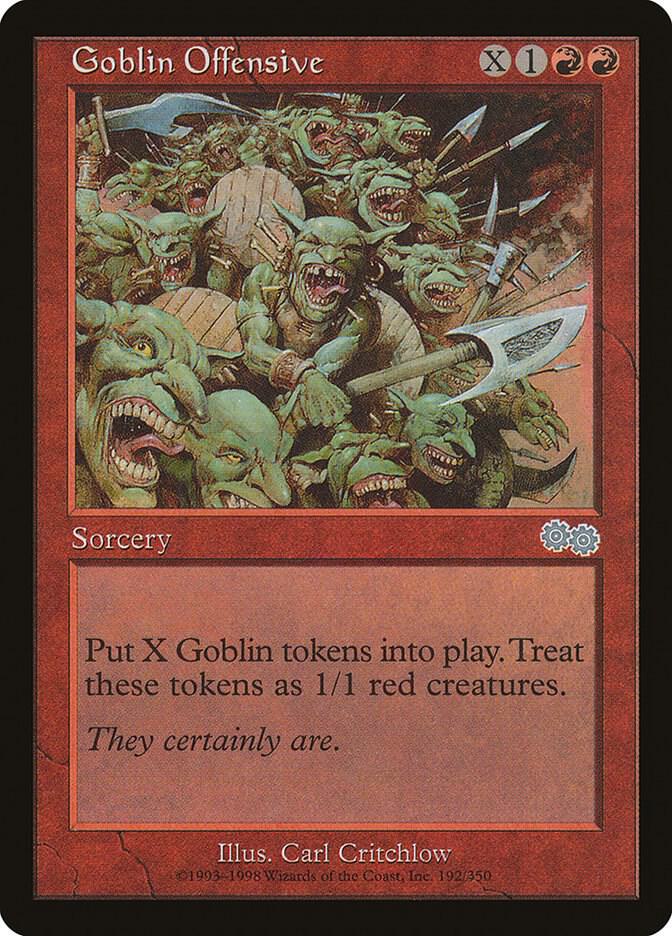 Goblin Offensive 192 card from Urza's Saga