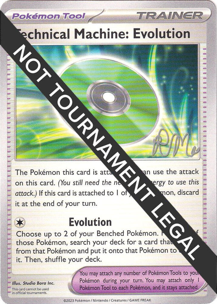 Technical Machine: Evolution - 2025 (Riley McKay) card from World Championship Decks