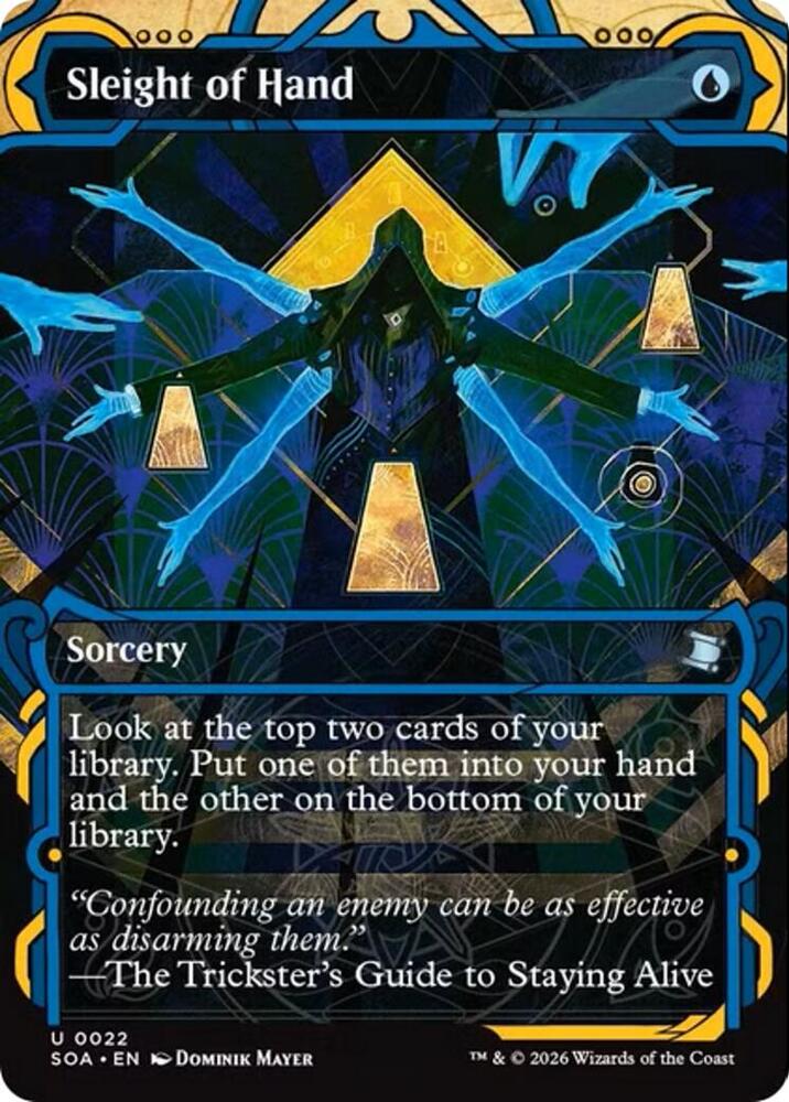Sleight of Hand 22 card from Secrets of Strixhaven: Mystical Archive