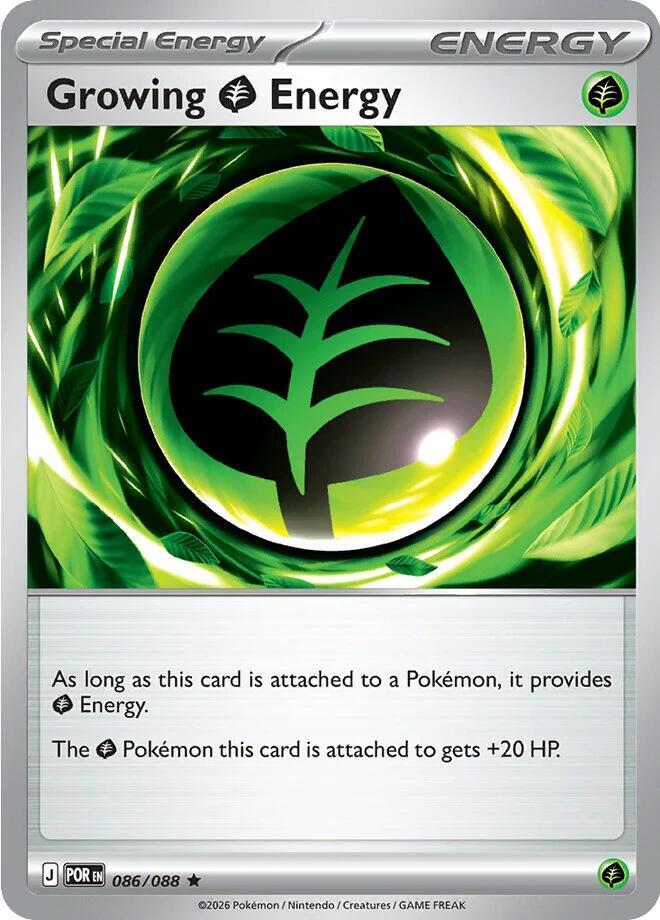 Growing Grass Energy 086/088 card from Deck Exclusives