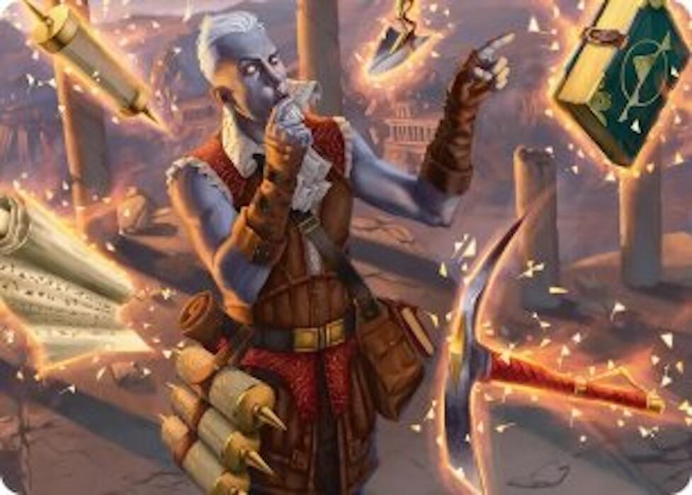 Dig Site Inventory Art Card 2 card from Art Series: Secrets of Strixhaven