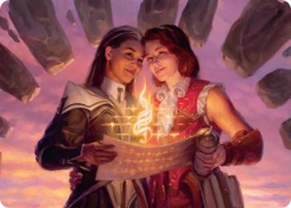 Joined Researchers Art Card 5 card from Art Series: Secrets of Strixhaven