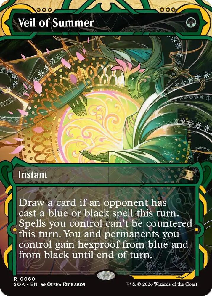 Veil of Summer 60 card from Secrets of Strixhaven: Mystical Archive