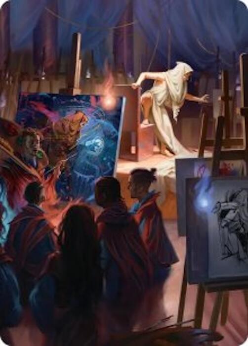 Archaeomancer Art Card 41 card from Art Series: Secrets of Strixhaven