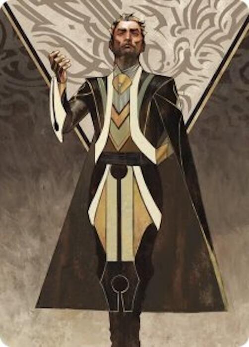 Ral Zarek, Guest Lecturer Art Card 27 card from Art Series: Secrets of Strixhaven