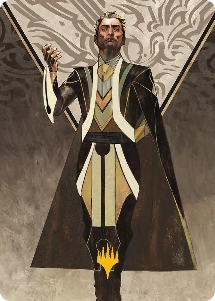 Ral Zarek, Guest Lecturer Art Card (Gold-Stamped Planeswalker Symbol) 27 card from Art Series: Secrets of Strixhaven