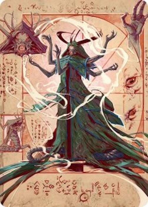 Tragedy Feaster Art Card 30 card from Art Series: Secrets of Strixhaven