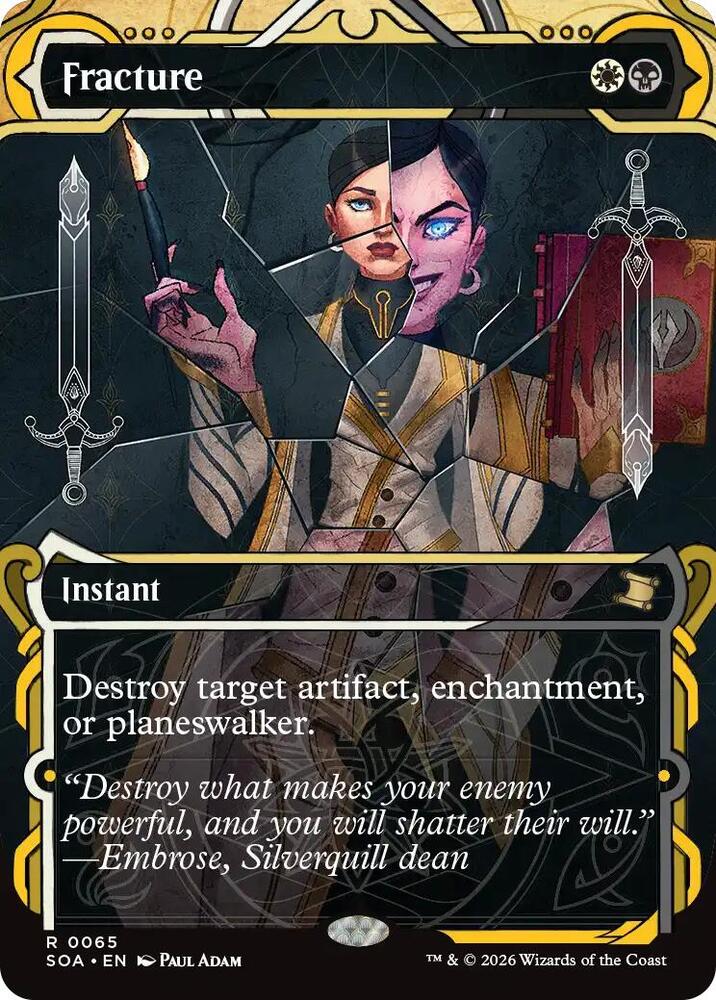 Fracture 65 card from Secrets of Strixhaven: Mystical Archive