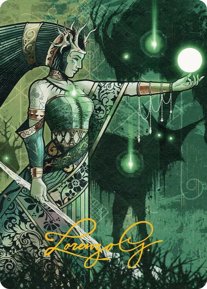 Shamanic Revelation Art Card (Gold-Stamped Signature) 47 card from Art Series: Secrets of Strixhaven