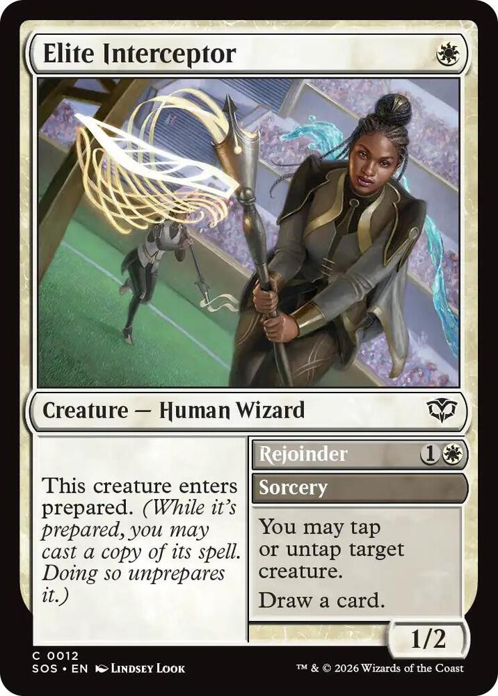 Elite Interceptor 12 card from Secrets of Strixhaven