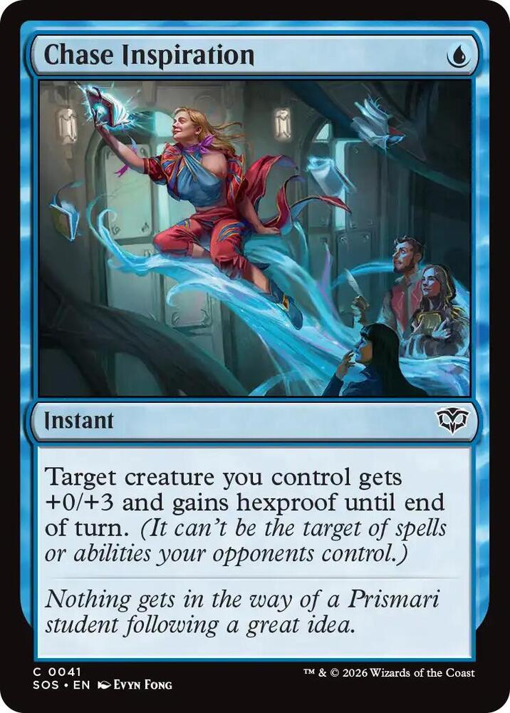 Chase Inspiration 41 card from Secrets of Strixhaven
