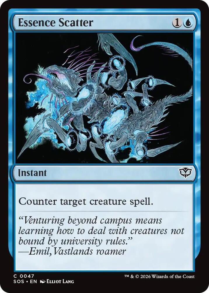 Essence Scatter 47 card from Secrets of Strixhaven
