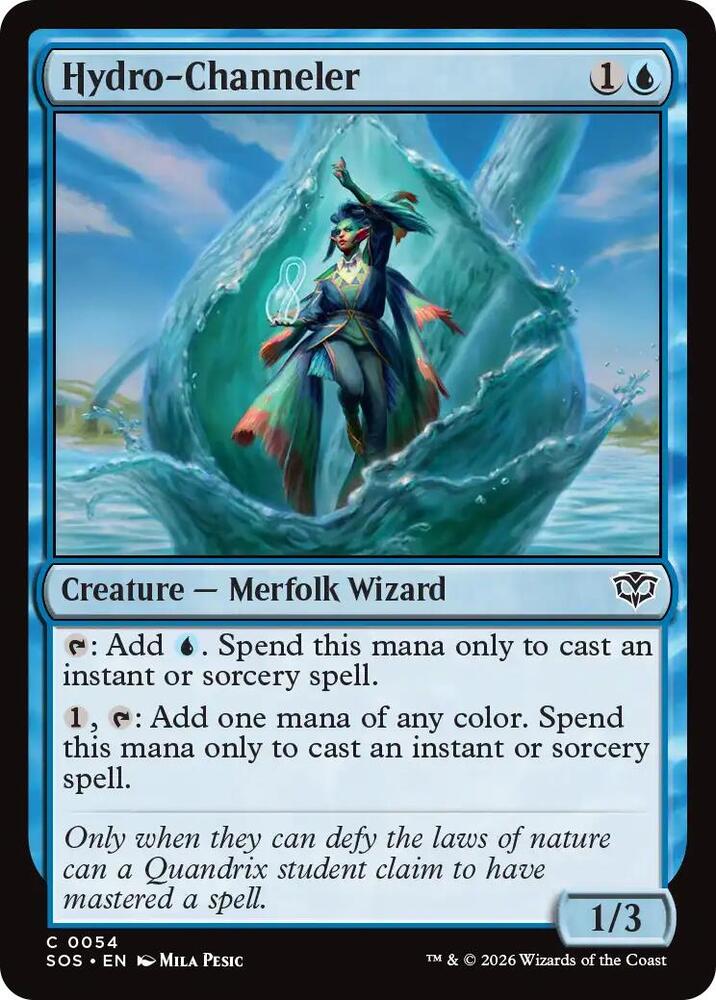 Hydro-Channeler 54 card from Secrets of Strixhaven