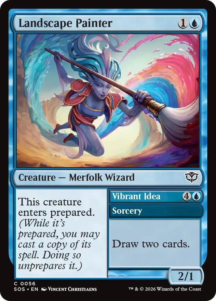 Landscape Painter 56 card from Secrets of Strixhaven