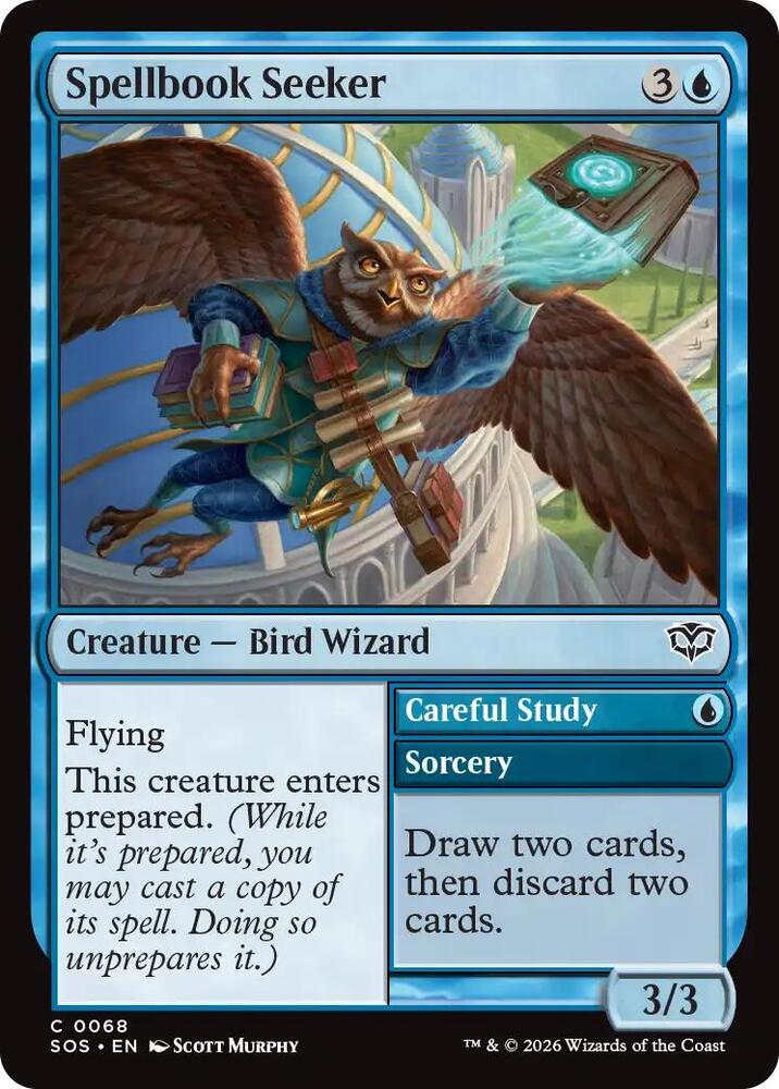 Spellbook Seeker 68 card from Secrets of Strixhaven