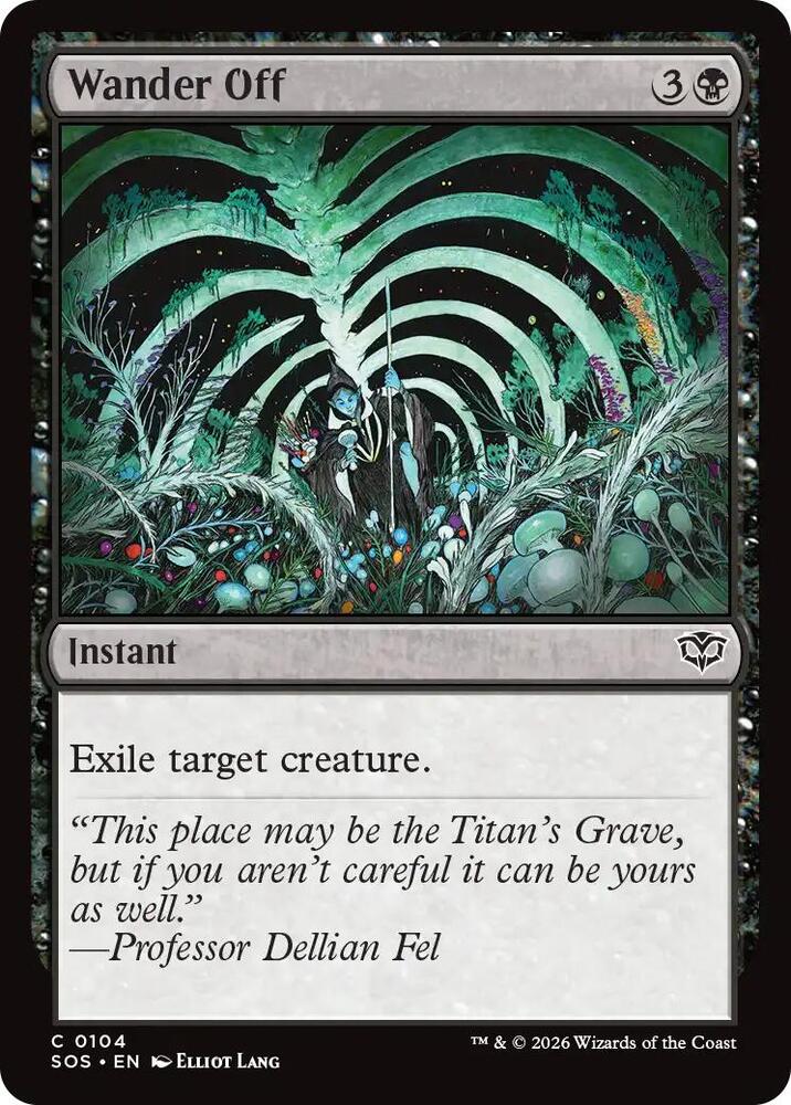 Wander Off 104 card from Secrets of Strixhaven