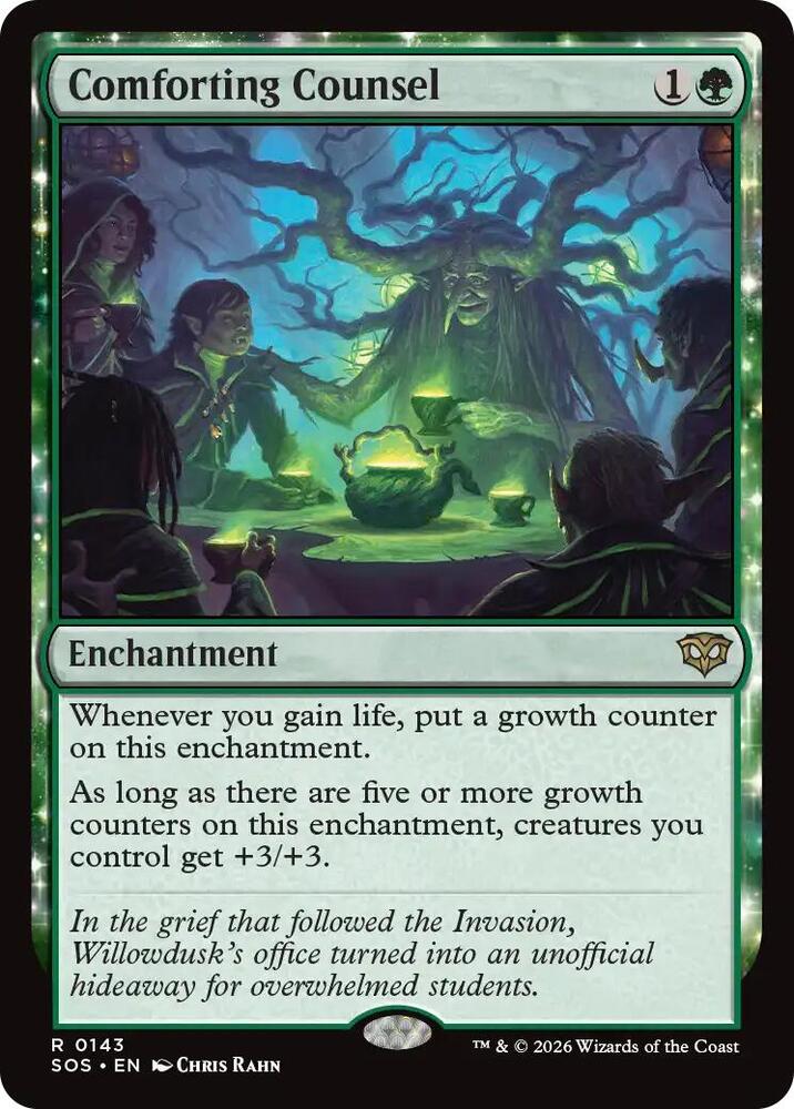 Comforting Counsel 143 card from Secrets of Strixhaven