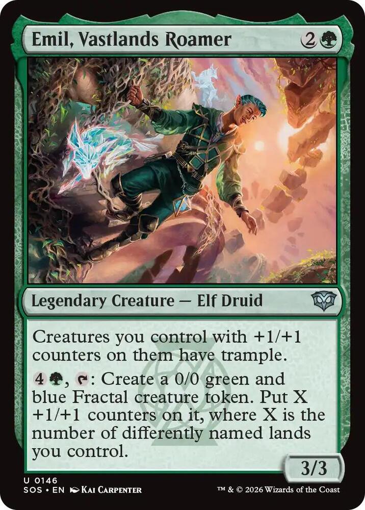 Emil, Vastlands Roamer 146 card from Secrets of Strixhaven