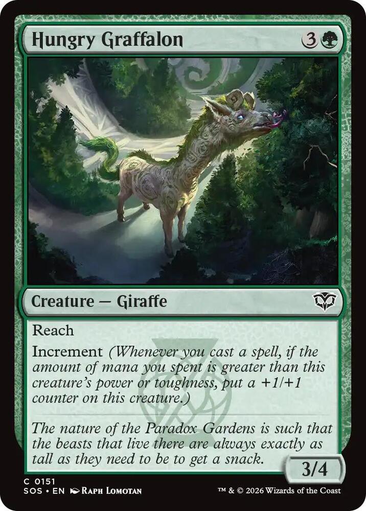 Hungry Graffalon 151 card from Secrets of Strixhaven