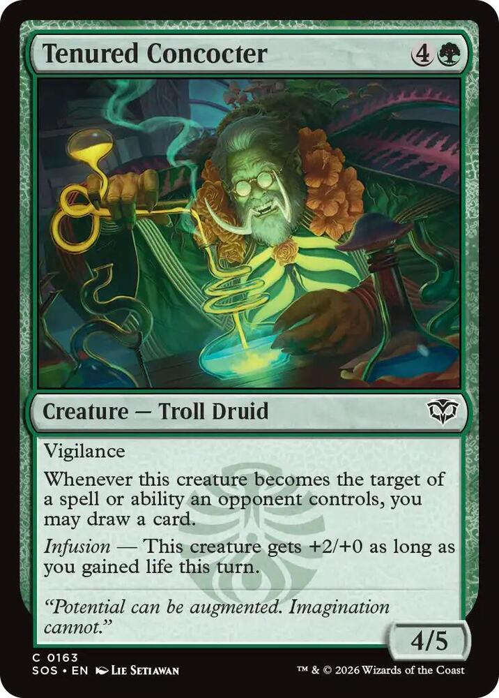 Tenured Concocter 163 card from Secrets of Strixhaven