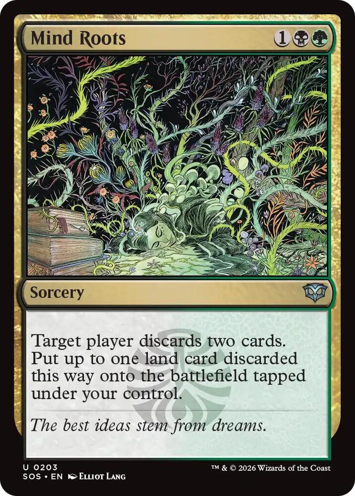 Mind Roots 203 card from Secrets of Strixhaven
