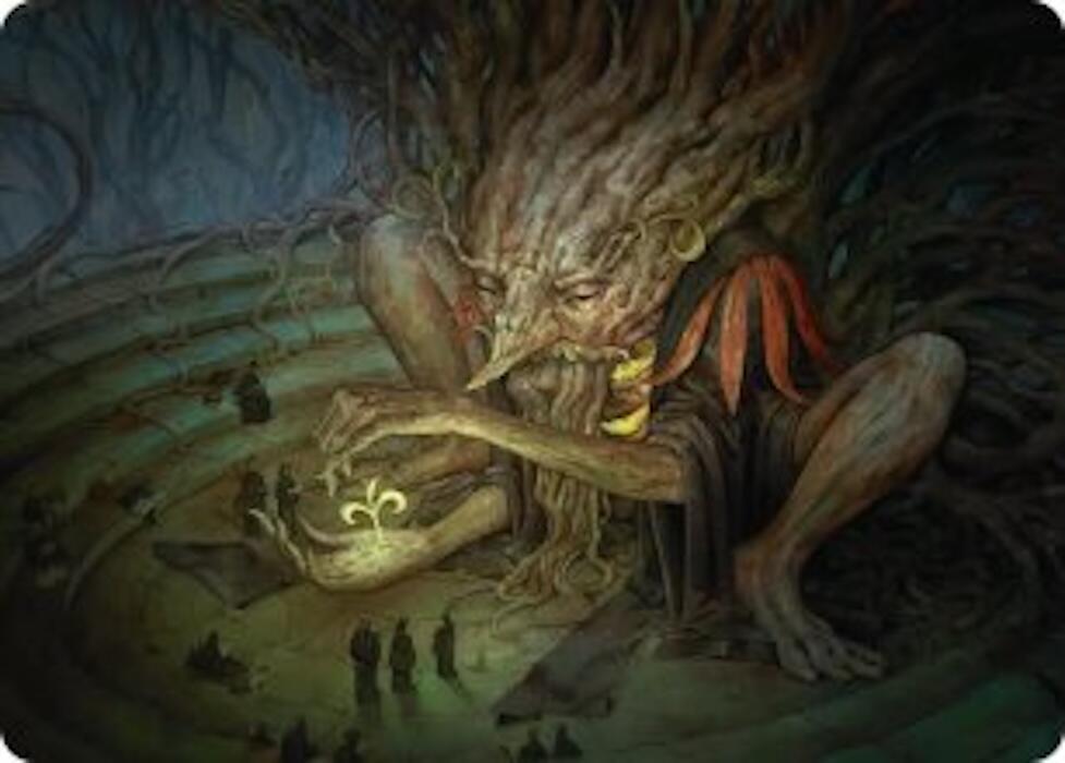 Old-Growth Educator Art Card 20 card from Art Series: Secrets of Strixhaven