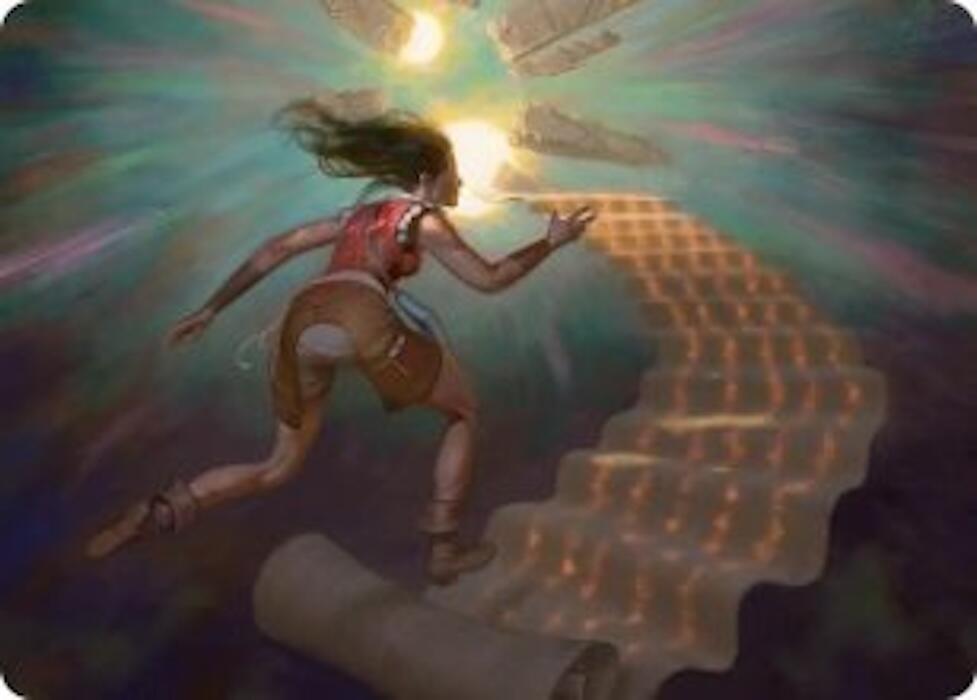 Pursue the Past Art Card 22 card from Art Series: Secrets of Strixhaven