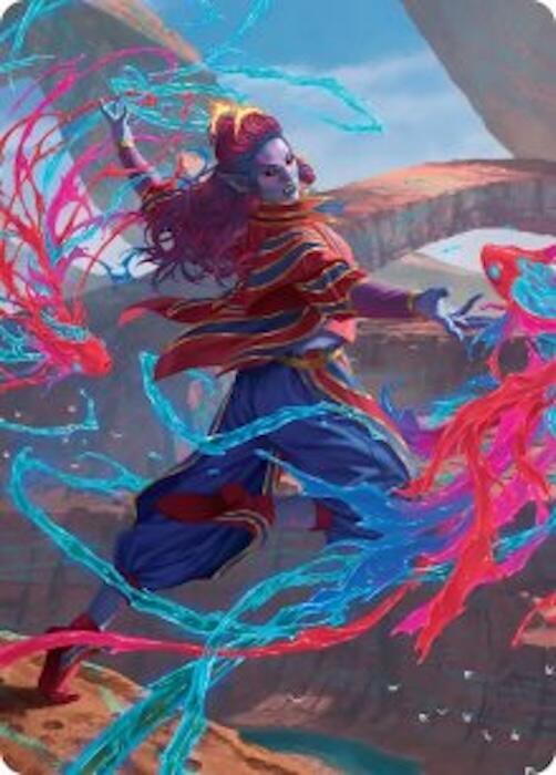 Rootha, Mastering the Moment Art Card 34 card from Art Series: Secrets of Strixhaven