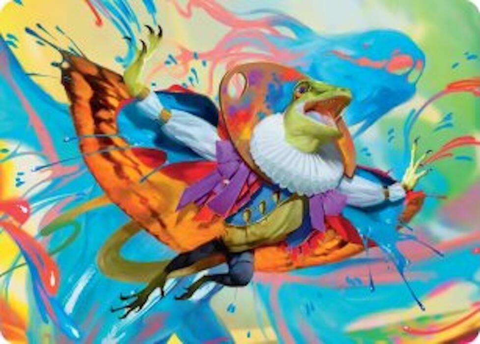 Inspired Skypainter Art Card 38 card from Art Series: Secrets of Strixhaven
