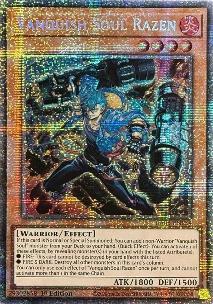 Vanquish Soul Razen (Starlight Rare) RA05-EN134 card from Rarity Collection 5