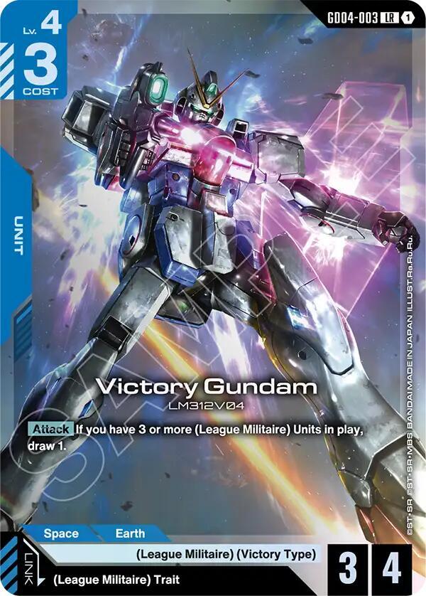 Victory Gundam GD04-003 card from Phantom Aria