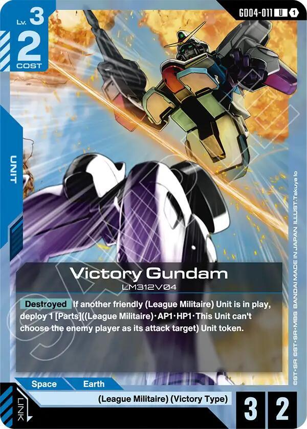 Victory Gundam GD04-011 card from Phantom Aria