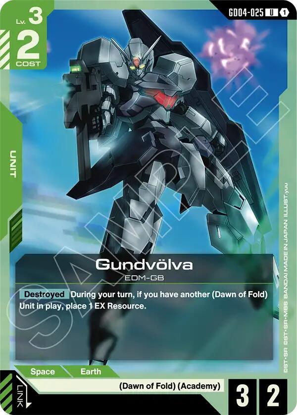 Gundvolva GD04-025 card from Phantom Aria