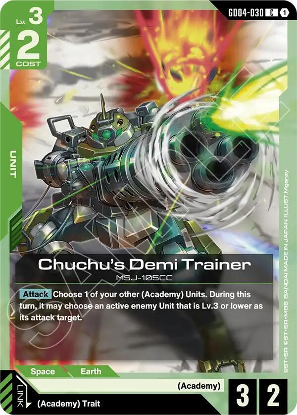 Chuchu's Demi Trainer GD04-030 card from Phantom Aria
